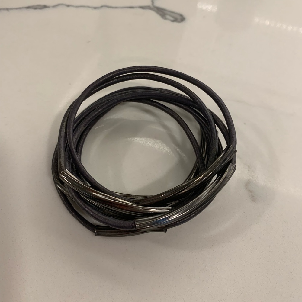 Leather bangles